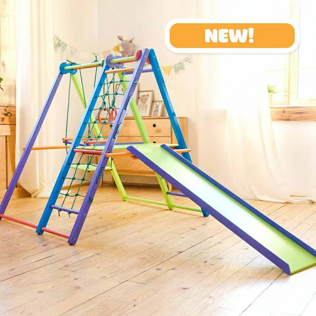 EZPlaytoys Panda Playground Toddler Jungle Gym