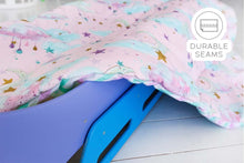 Load image into Gallery viewer, EZPlayToys Dual-Sided Soft Play Mat durability with quality sewn craftmanship