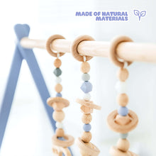 Load image into Gallery viewer, EZPlayToys Bonobo Premium Baby Gym made of natural wood with organic paint