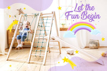 Load image into Gallery viewer, EZPlayToys Panda Swing Inserts easily integrate into ezplaytoys jungle gyms
