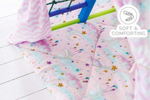 Load image into Gallery viewer, EZPlayToys Dual-Sided Soft Play Mat under a playset providing comfort and cushion for your baby
